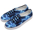 Electricity Blue Brightness Women s Classic Low Top Sneakers View2