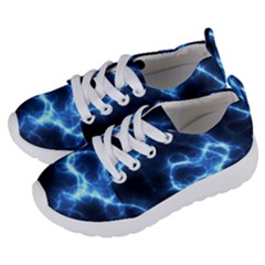 Electricity Blue Brightness Kids  Lightweight Sports Shoes