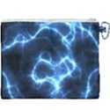 Electricity Blue Brightness Canvas Cosmetic Bag (XXXL) View2