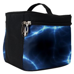 Electricity Blue Brightness Make Up Travel Bag (small)