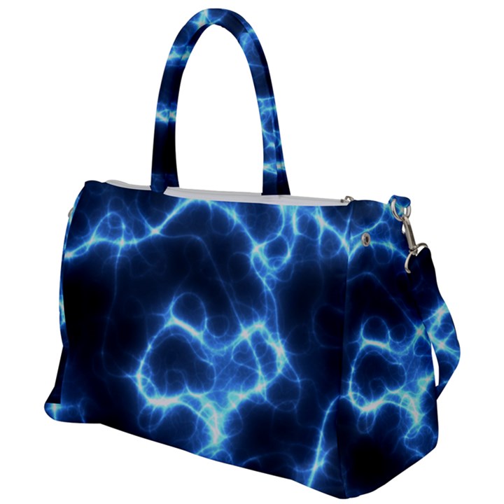 Electricity Blue Brightness Duffel Travel Bag