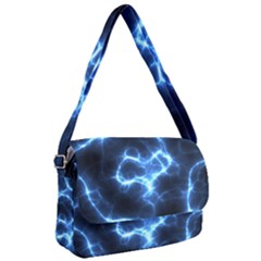 Electricity Blue Brightness Courier Bag