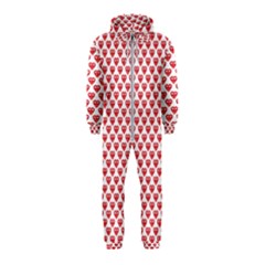 Red Diamond Hooded Jumpsuit (kids)