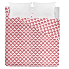 Red Diamond Duvet Cover Double Side (queen Size)