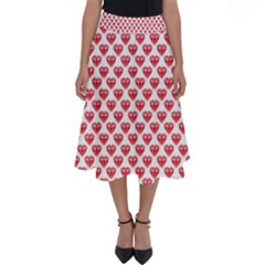 Red Diamond Perfect Length Midi Skirt