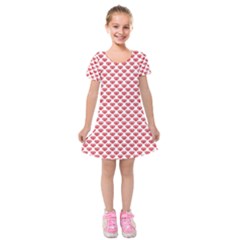 Red Diamond Kids  Short Sleeve Velvet Dress