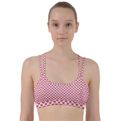 Red Diamond Line Them Up Sports Bra