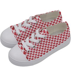 Red Diamond Kids  Low Top Canvas Sneakers