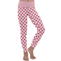 Red Diamond Kids  Lightweight Velour Classic Yoga Leggings by HermanTelo