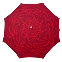 Roses Red Love Straight Umbrellas