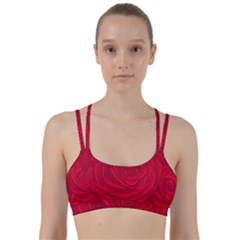 Roses Red Love Line Them Up Sports Bra by HermanTelo