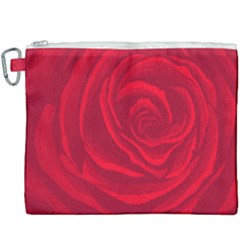 Roses Red Love Canvas Cosmetic Bag (xxxl) by HermanTelo