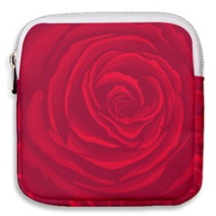 Roses Red Love Mini Square Pouch