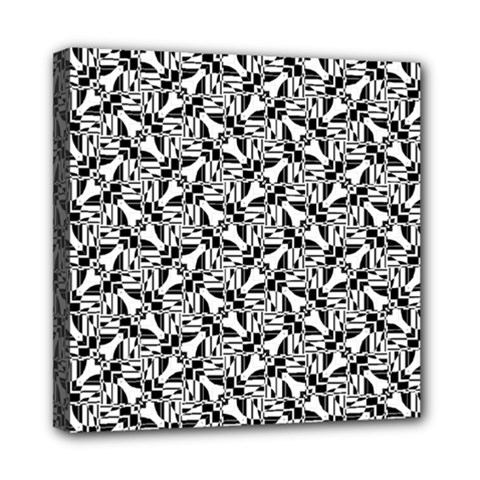 Ornamental Checkerboard Mini Canvas 8  X 8  (stretched)