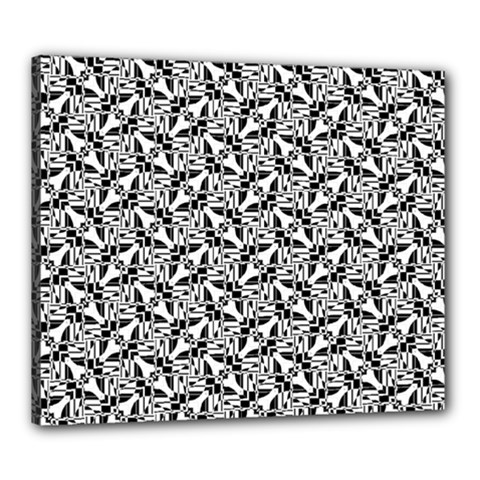 Ornamental Checkerboard Canvas 24  X 20  (stretched) by HermanTelo