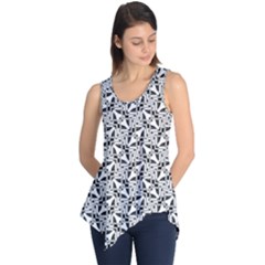 Ornamental Checkerboard Sleeveless Tunic