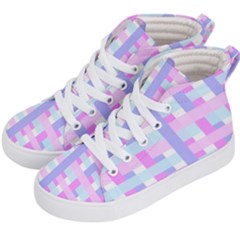 Gingham Nurserybaby Kids  Hi-top Skate Sneakers by HermanTelo