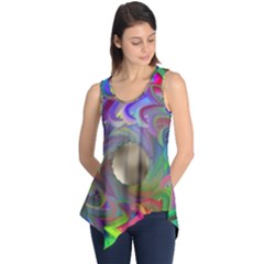 Rainbow Plasma Neon Sleeveless Tunic by HermanTelo