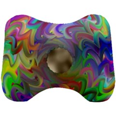 Rainbow Plasma Neon Head Support Cushion