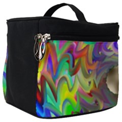 Rainbow Plasma Neon Make Up Travel Bag (big)