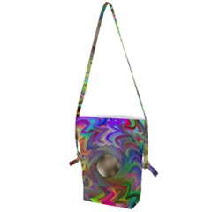 Rainbow Plasma Neon Folding Shoulder Bag