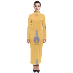 Key Turtleneck Maxi Dress