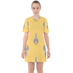 Key Sixties Short Sleeve Mini Dress