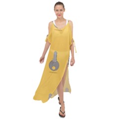 Key Maxi Chiffon Cover Up Dress