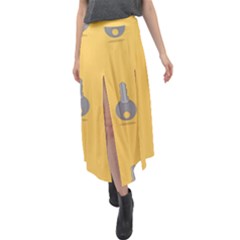 Key Velour Split Maxi Skirt by HermanTelo