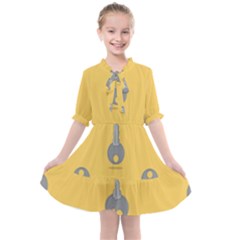 Key Kids  All Frills Chiffon Dress by HermanTelo