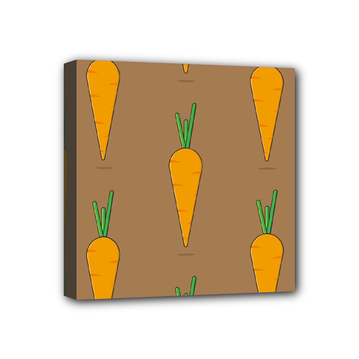 Healthy Fresh Carrot Mini Canvas 4  x 4  (Stretched)