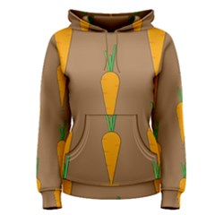 Healthy Fresh Carrot Women s Pullover Hoodie by HermanTelo