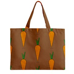 Healthy Fresh Carrot Zipper Mini Tote Bag