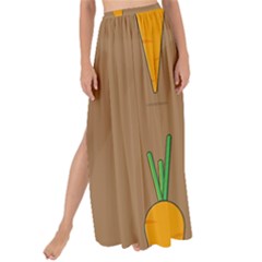 Healthy Fresh Carrot Maxi Chiffon Tie-up Sarong