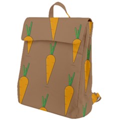 Healthy Fresh Carrot Flap Top Backpack