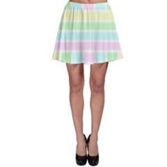 Geometric Pastel Skater Skirt by Bajindul