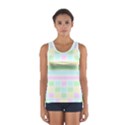 Geometric Pastel Sport Tank Top  View1