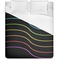 Wallpaper Background Colors Neon Duvet Cover (california King Size) by Bajindul