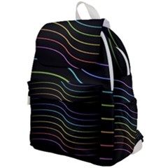 Wallpaper Background Colors Neon Top Flap Backpack by Bajindul