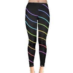 Wallpaper Background Colors Neon Inside Out Leggings by Bajindul