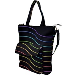 Wallpaper Background Colors Neon Shoulder Tote Bag by Bajindul