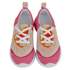 Omelette Heart Pink Valentine Running Shoes by Bajindul