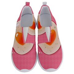 Omelette Heart Pink Valentine No Lace Lightweight Shoes by Bajindul