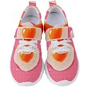 Omelette Heart Pink Valentine Women s Velcro Strap Shoes View1