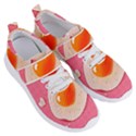 Omelette Heart Pink Valentine Women s Velcro Strap Shoes View3