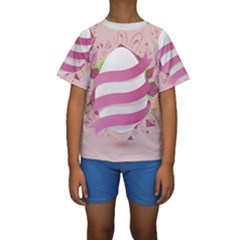 Easter Egg Kids  Short Sleeve Swimwear by Bajindul