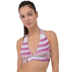 Easter Egg Halter Plunge Bikini Top by Bajindul