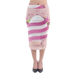 Easter Egg Midi Pencil Skirt by Bajindul