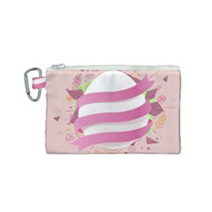 Easter Egg Canvas Cosmetic Bag (small) by Bajindul