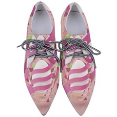 Easter Egg Pointed Oxford Shoes by Bajindul